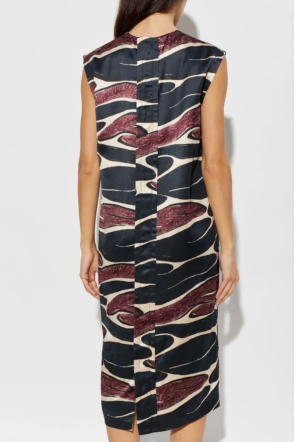 Marni Abstract Print Sleeveless Dress