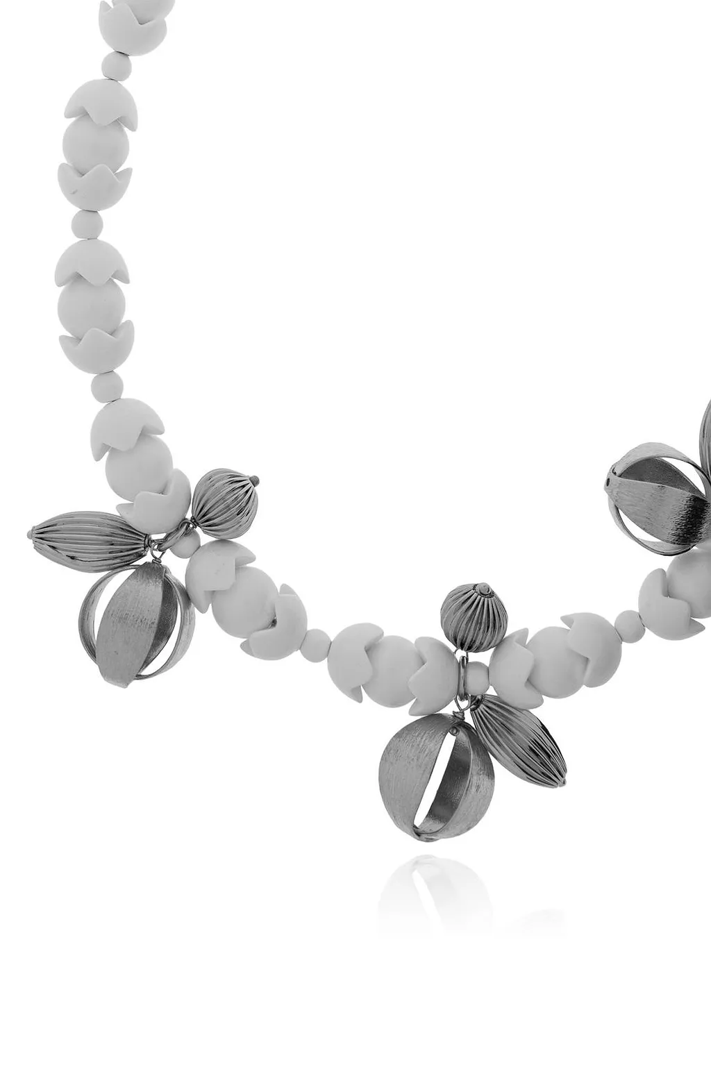 Marni Beaded Orb Pendant Necklace