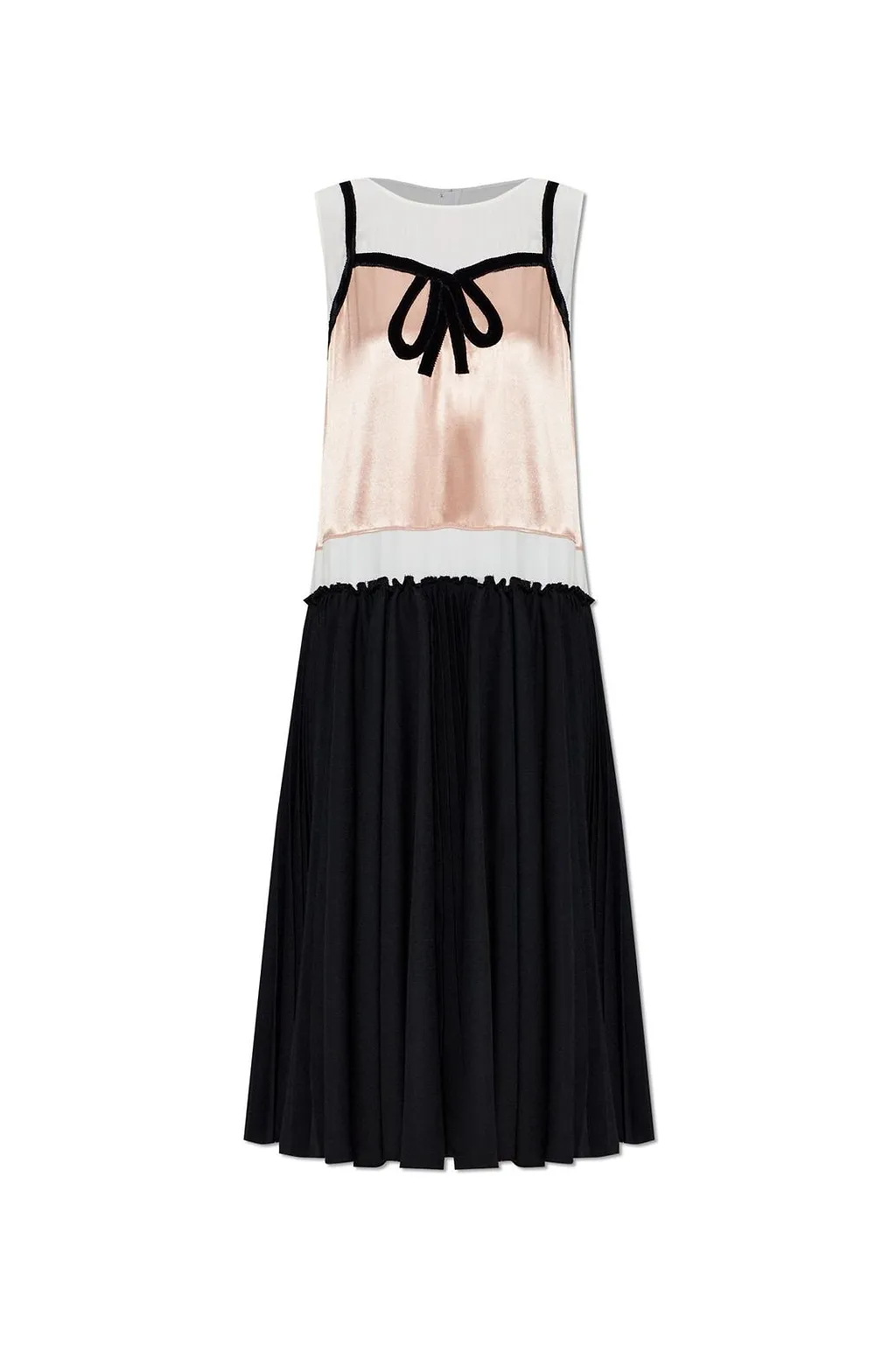 Marni Bow Satin Dress