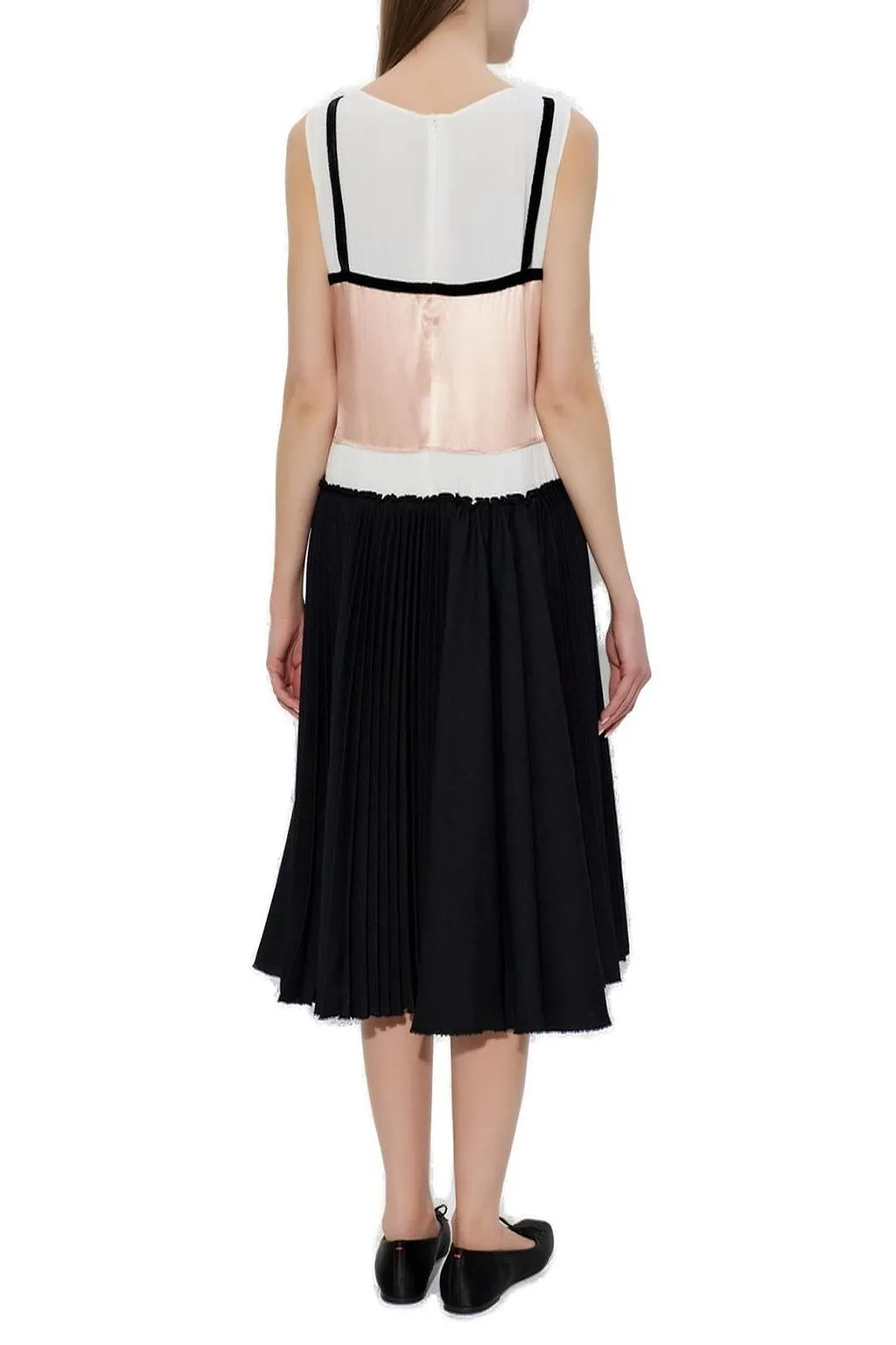 Marni Bow Satin Dress