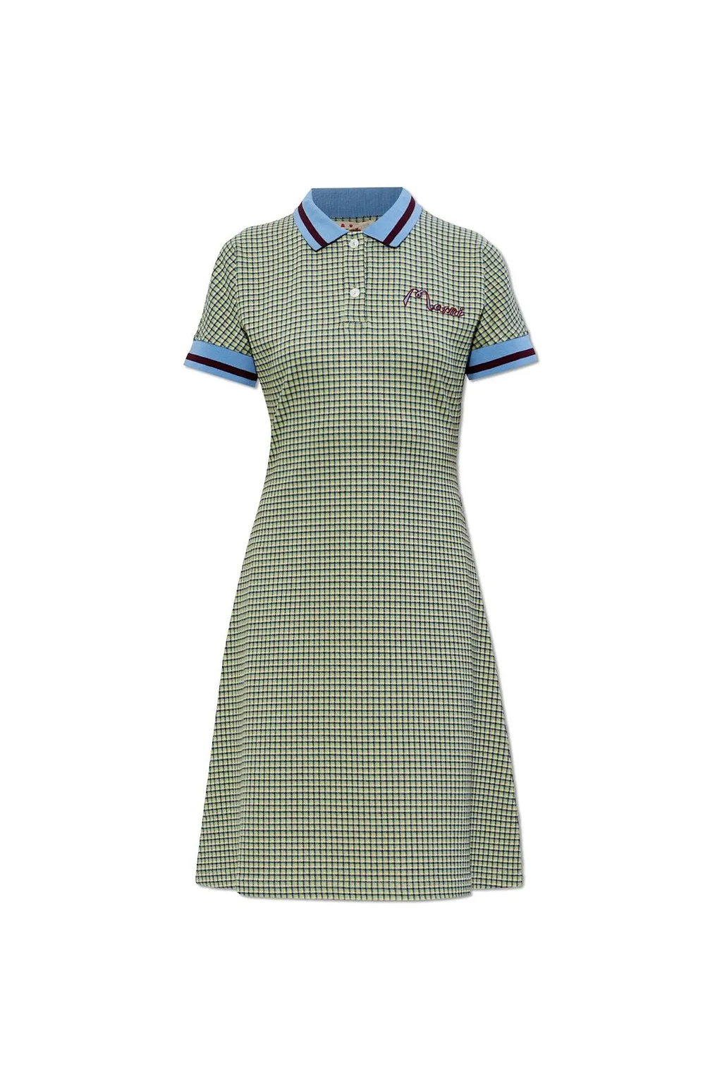 Marni Checked Mini Dress