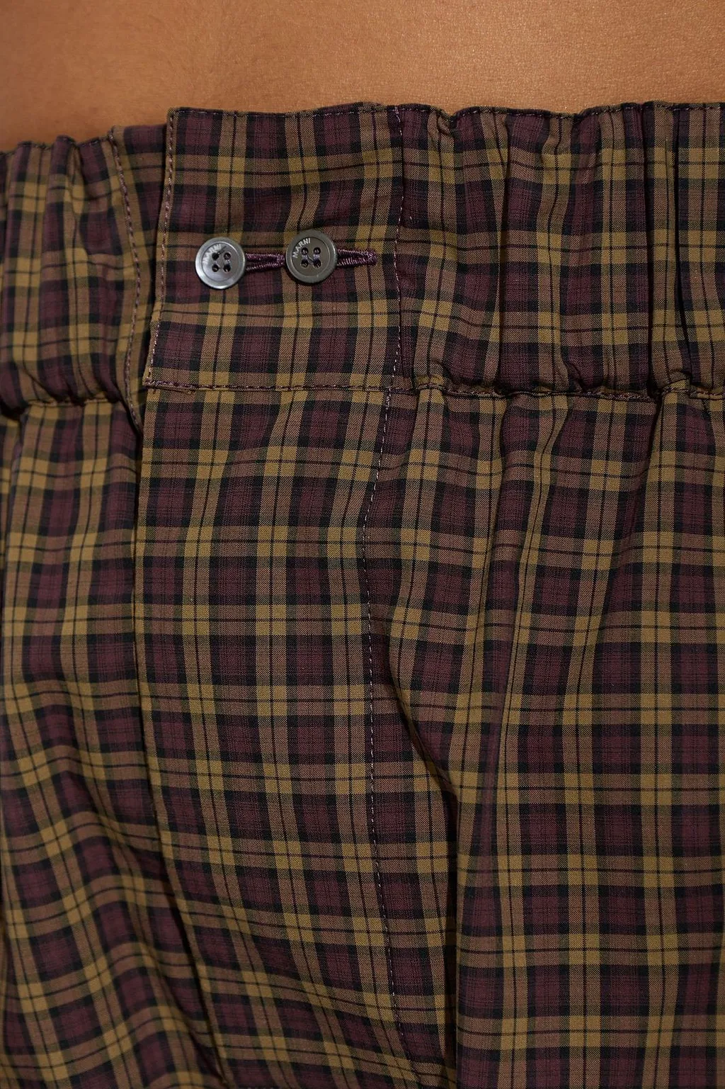 Marni Checked Bubble Shorts