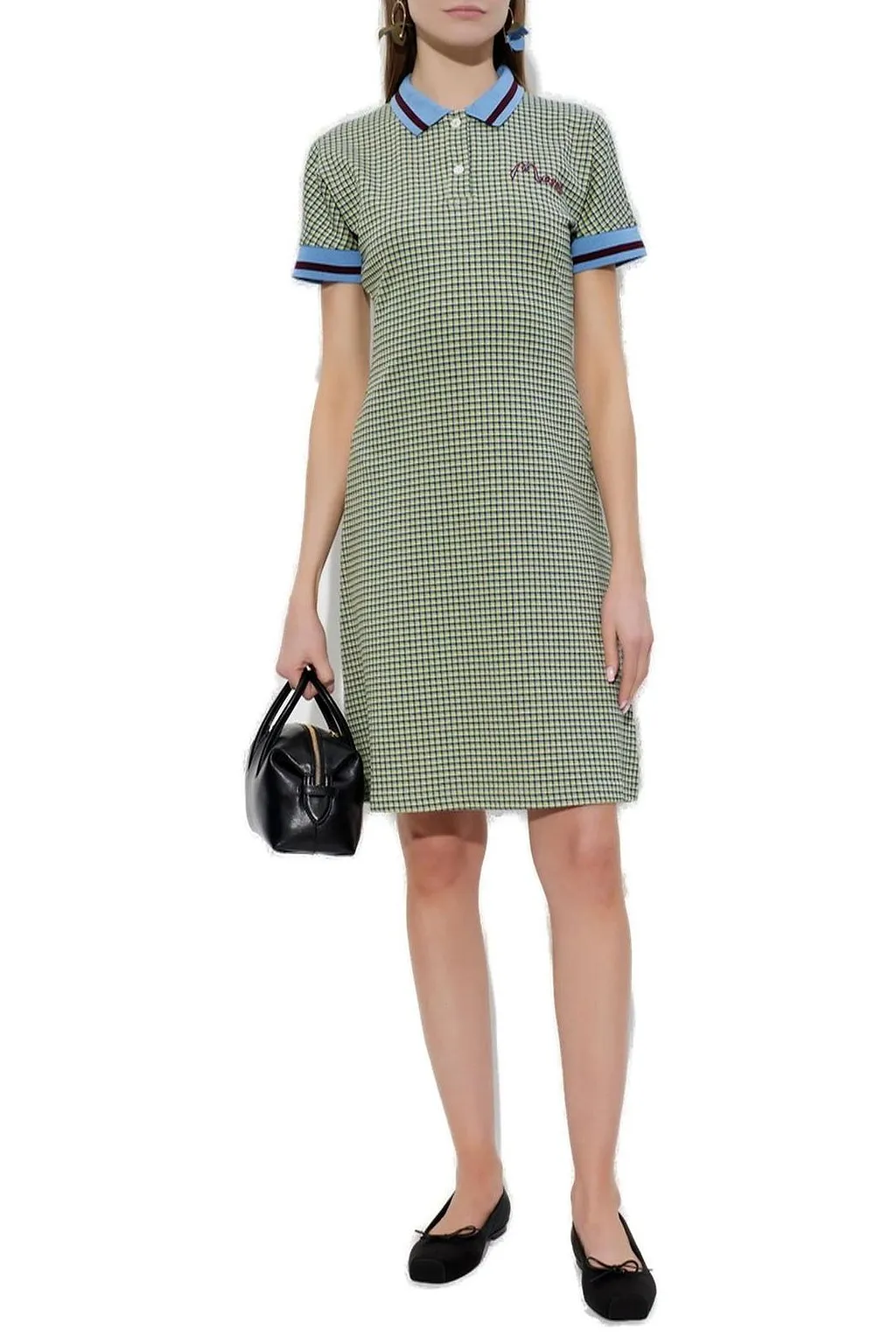 Marni Checked Mini Dress