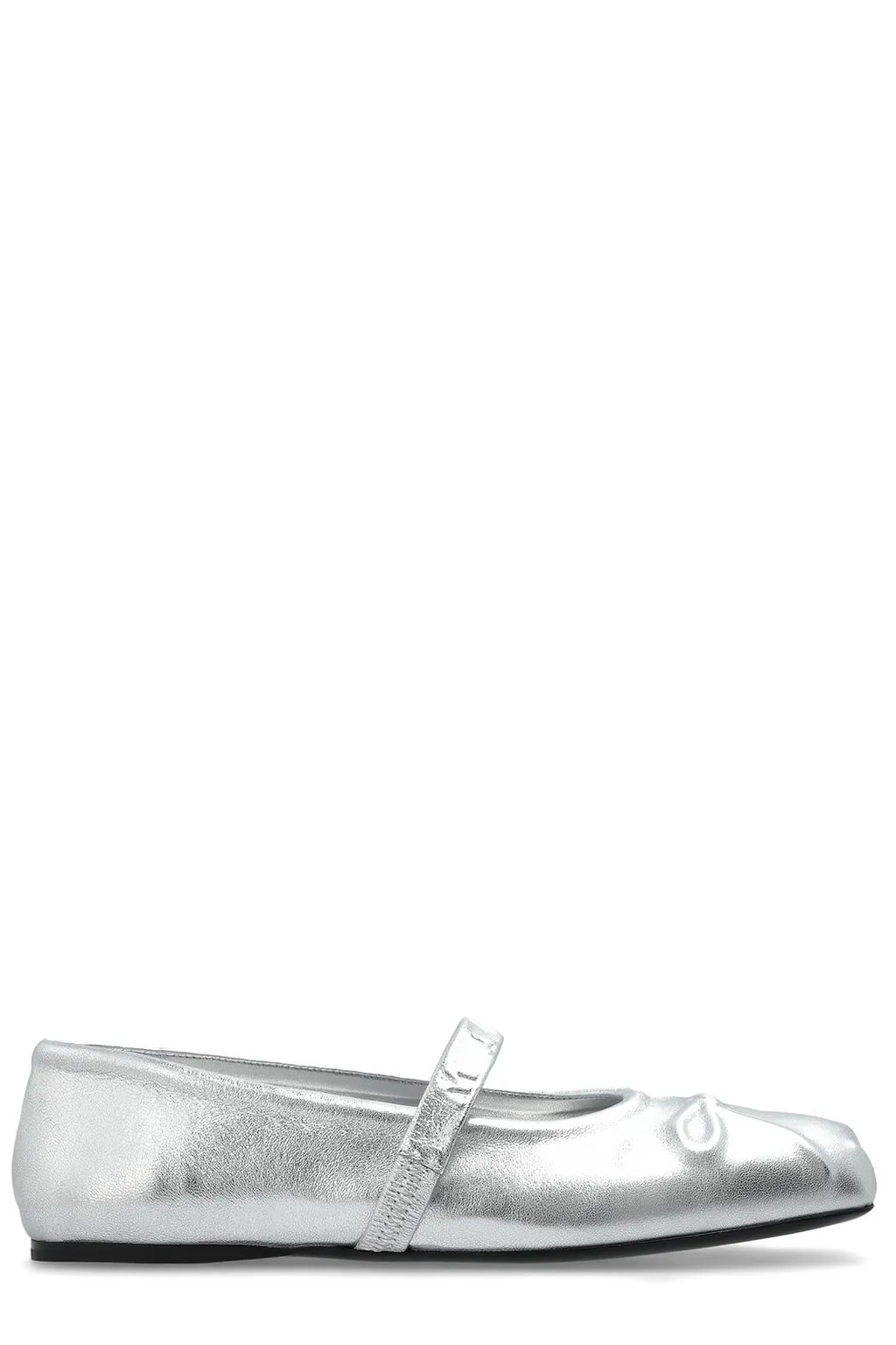 Marni Logo Embossed Ballet Flats