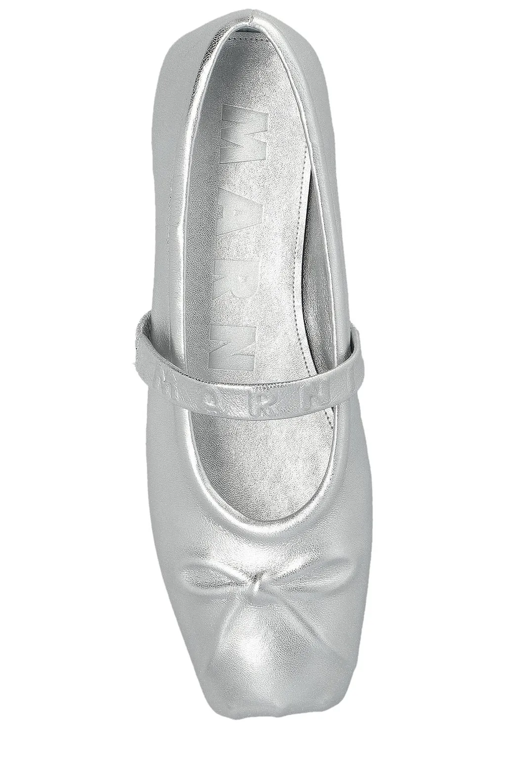 Marni Logo Embossed Ballet Flats