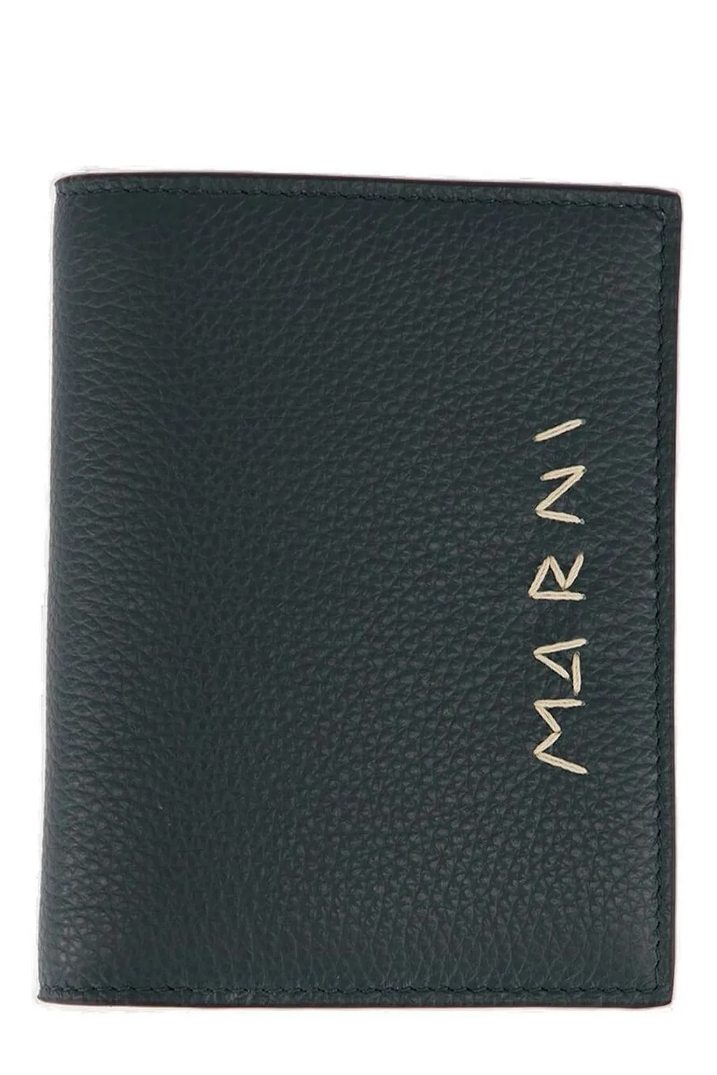 Marni Logo Embroidered Bi-Fold Wallet