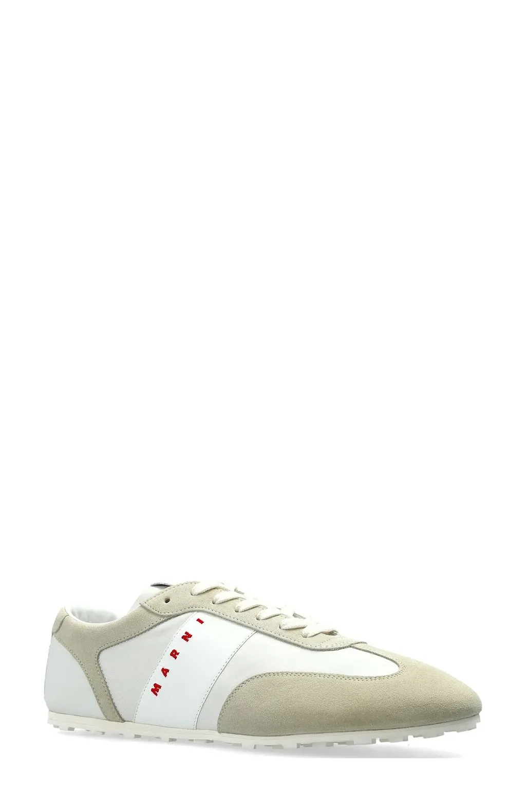 Marni Logo Embroidered Softy Soccer Sneakers