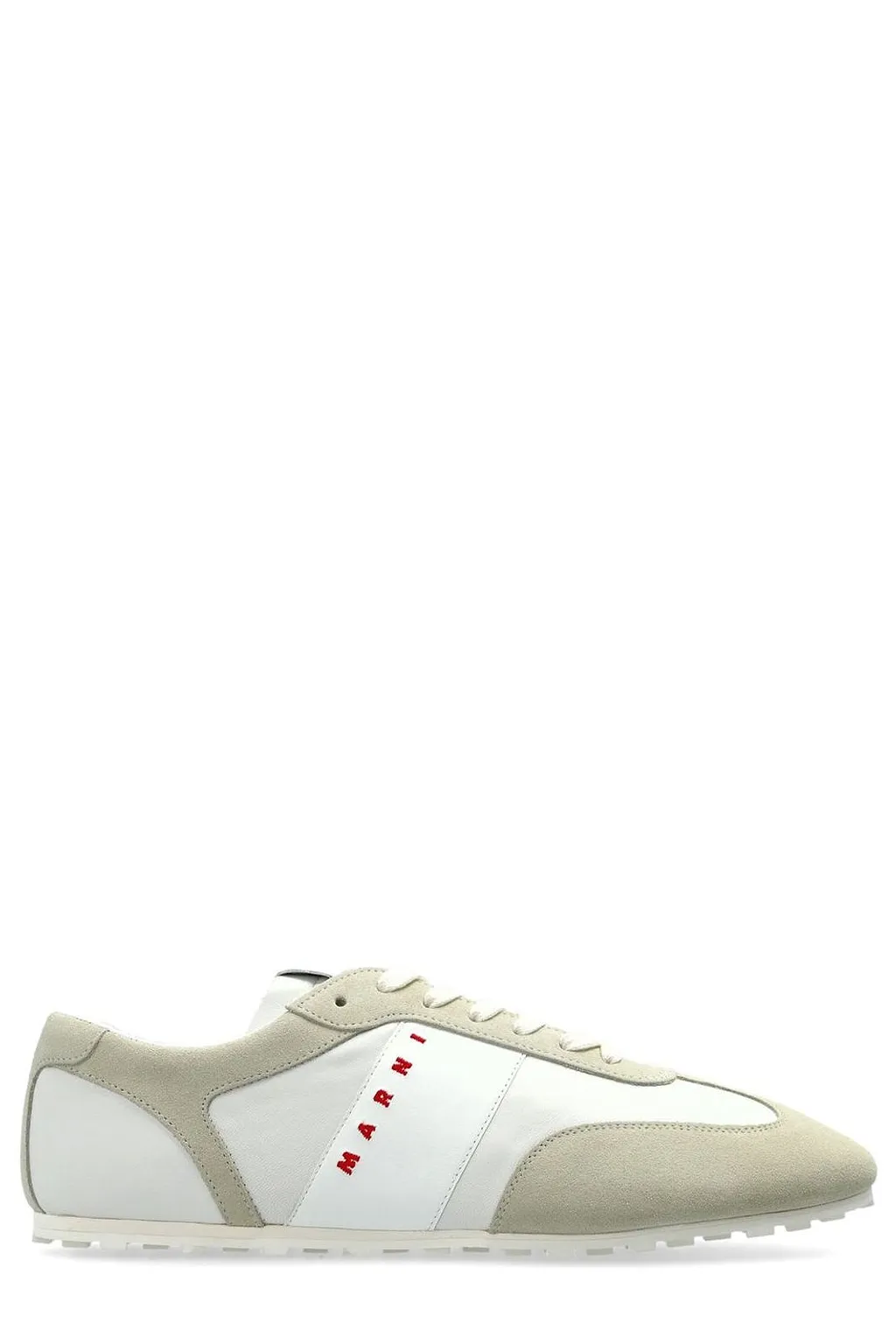 Marni Logo Embroidered Softy Soccer Sneakers