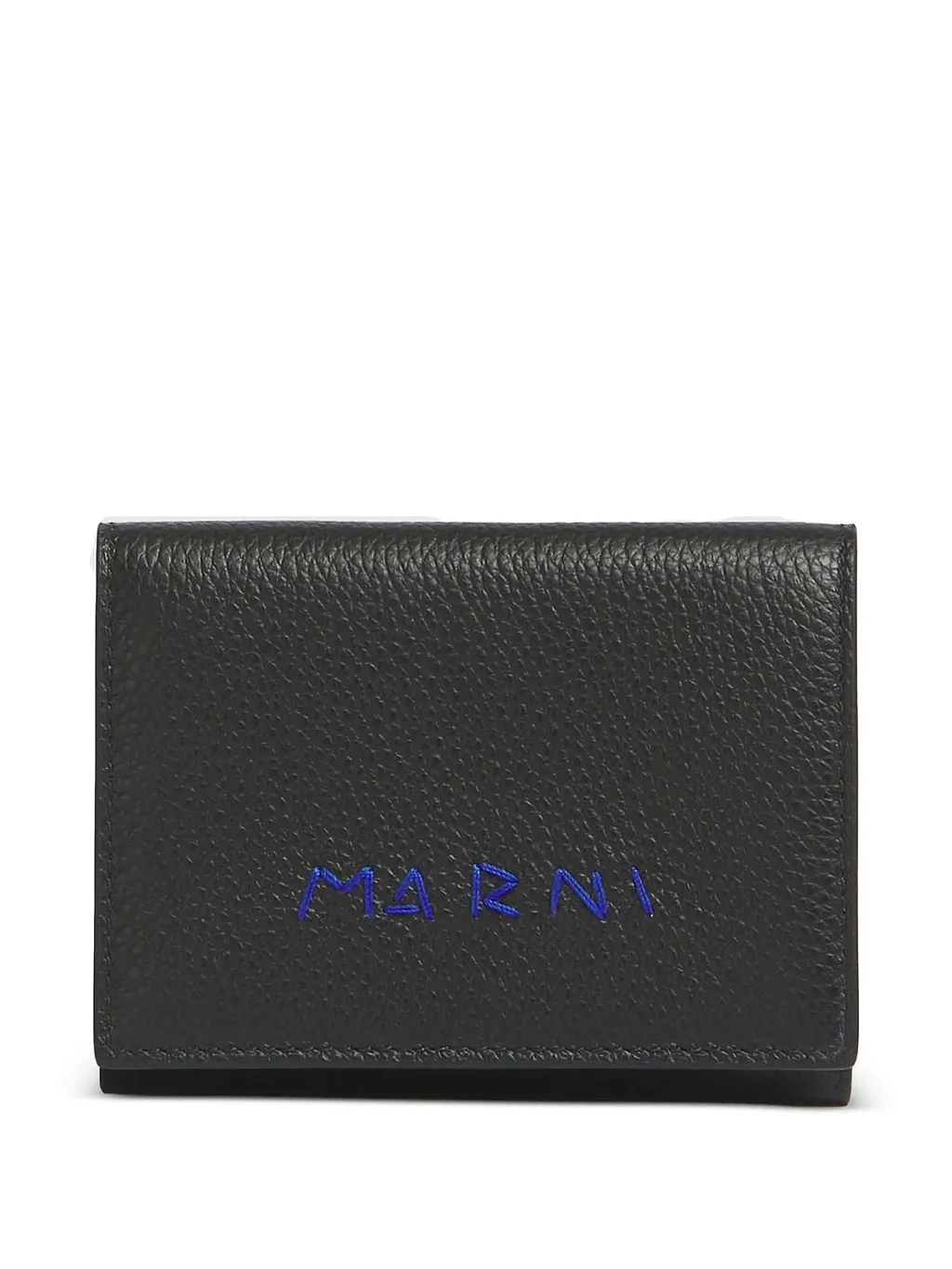 Marni Logo Embroidered Trifold Wallet