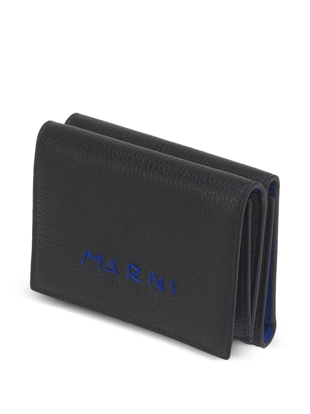 Marni Logo Embroidered Trifold Wallet