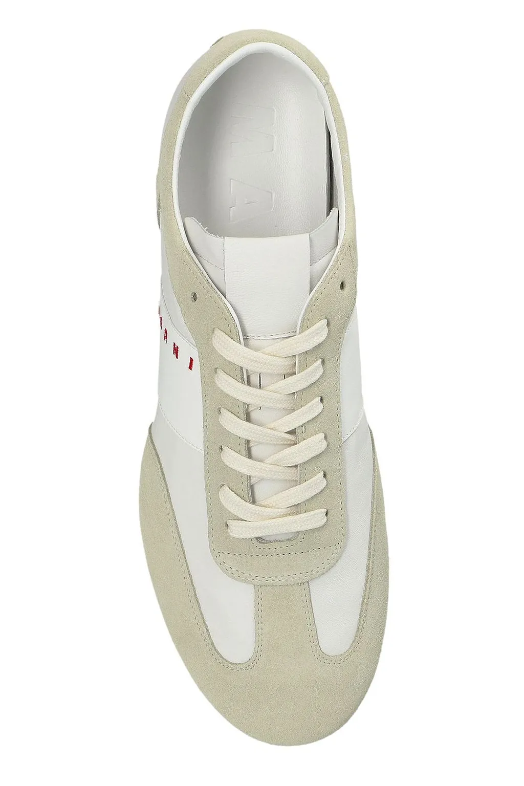 Marni Logo Embroidered Softy Soccer Sneakers