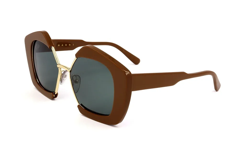 Marni Eyewear Geometric Frame Sunglasses