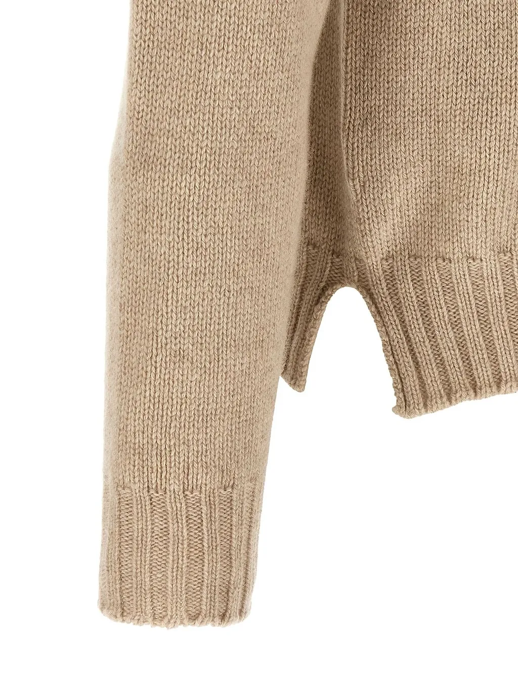 Braided Raglan Hooded Sweater
