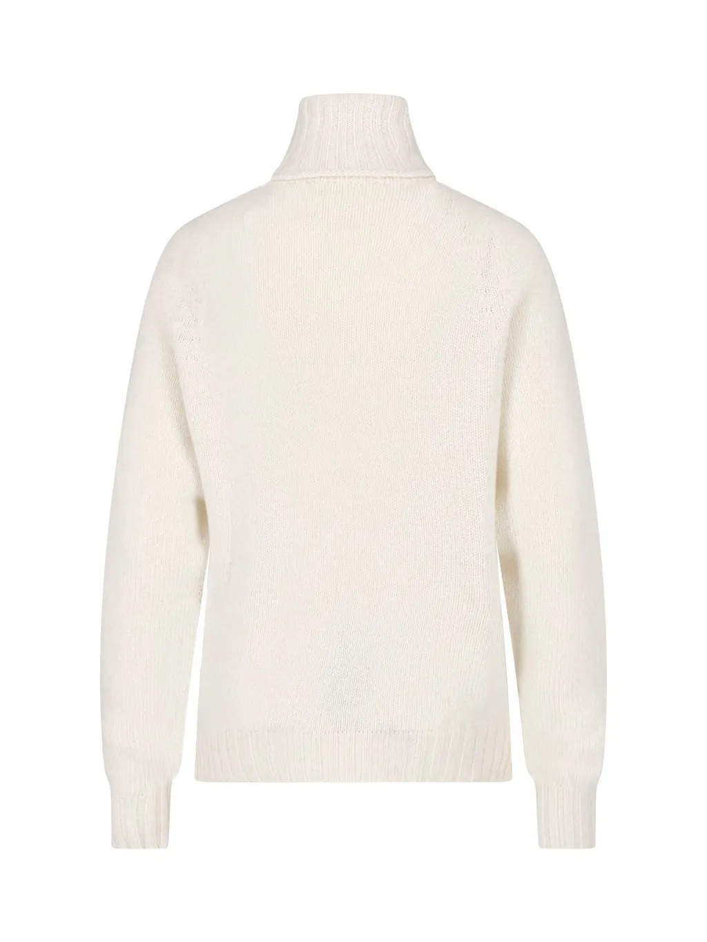Ribbed Turtleneck Knitted Sweater