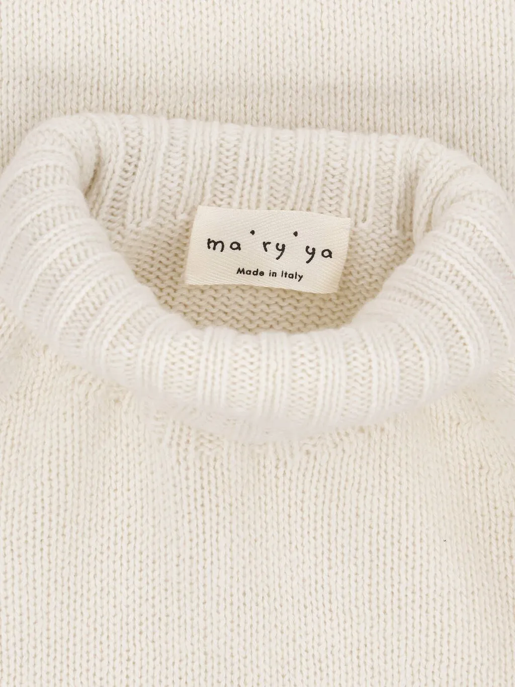 Ribbed Turtleneck Knitted Sweater