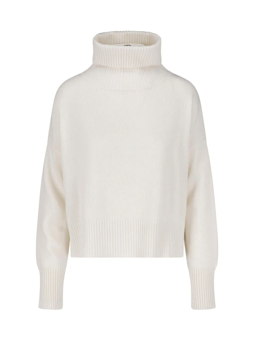 Ribbed Turtleneck Knitted Sweater