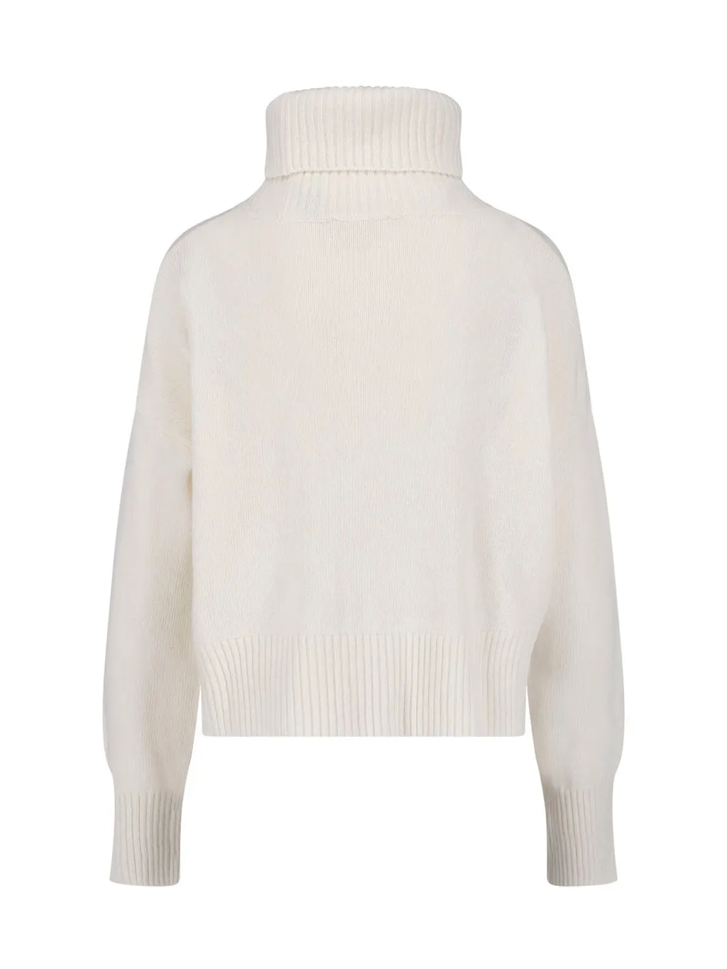 Ribbed Turtleneck Knitted Sweater
