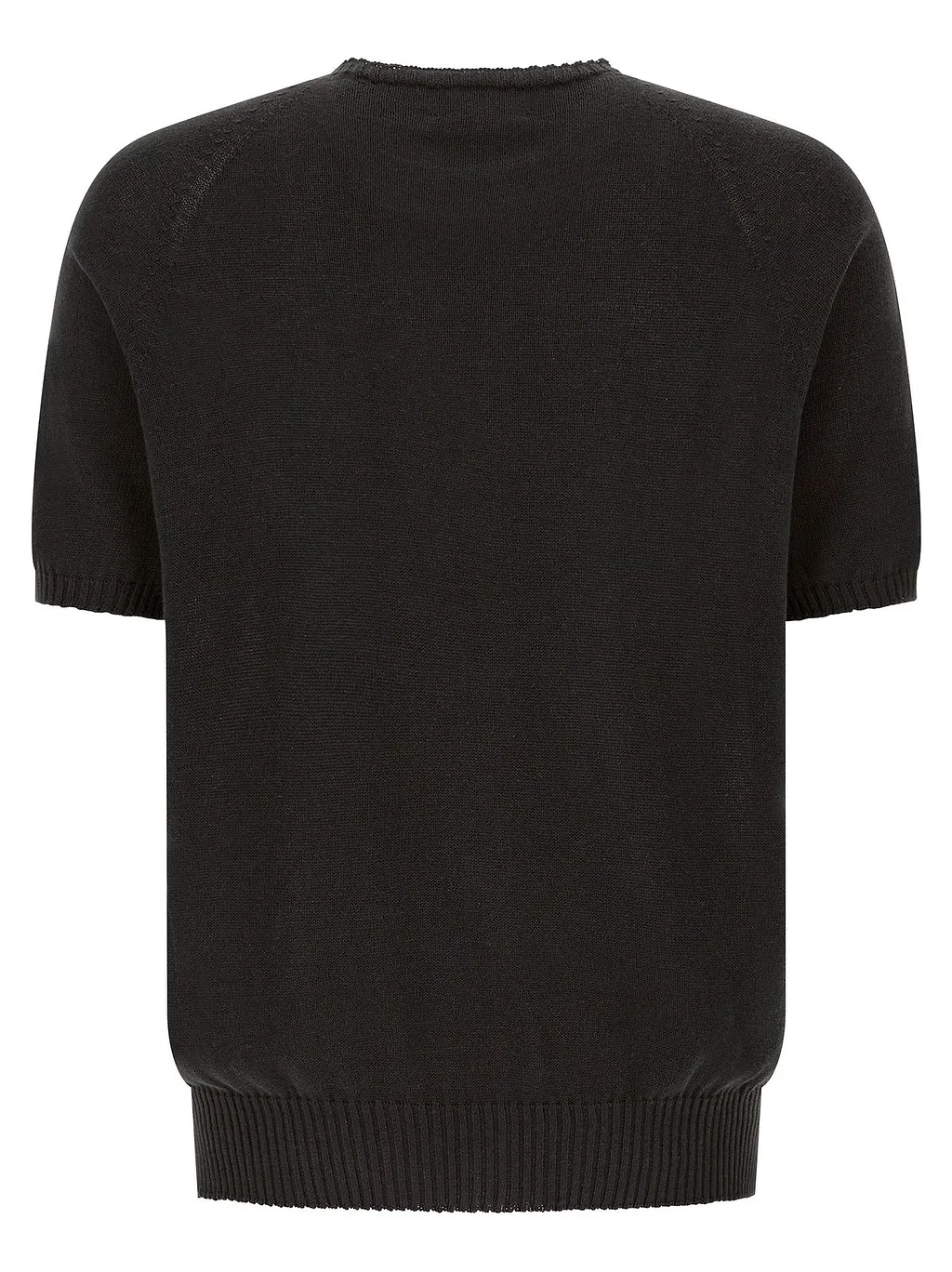 Maya Short-Sleeve Cotton Knitted Sweater Ry