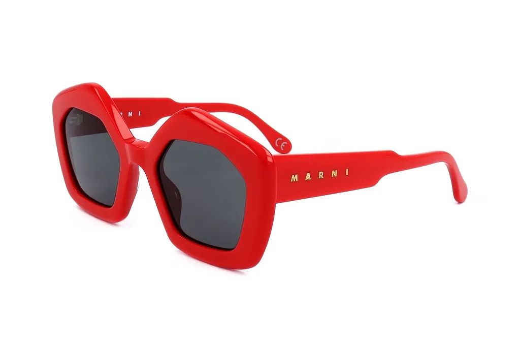 Marni Eyewear Laughing Waters Geometric Sunglasses
