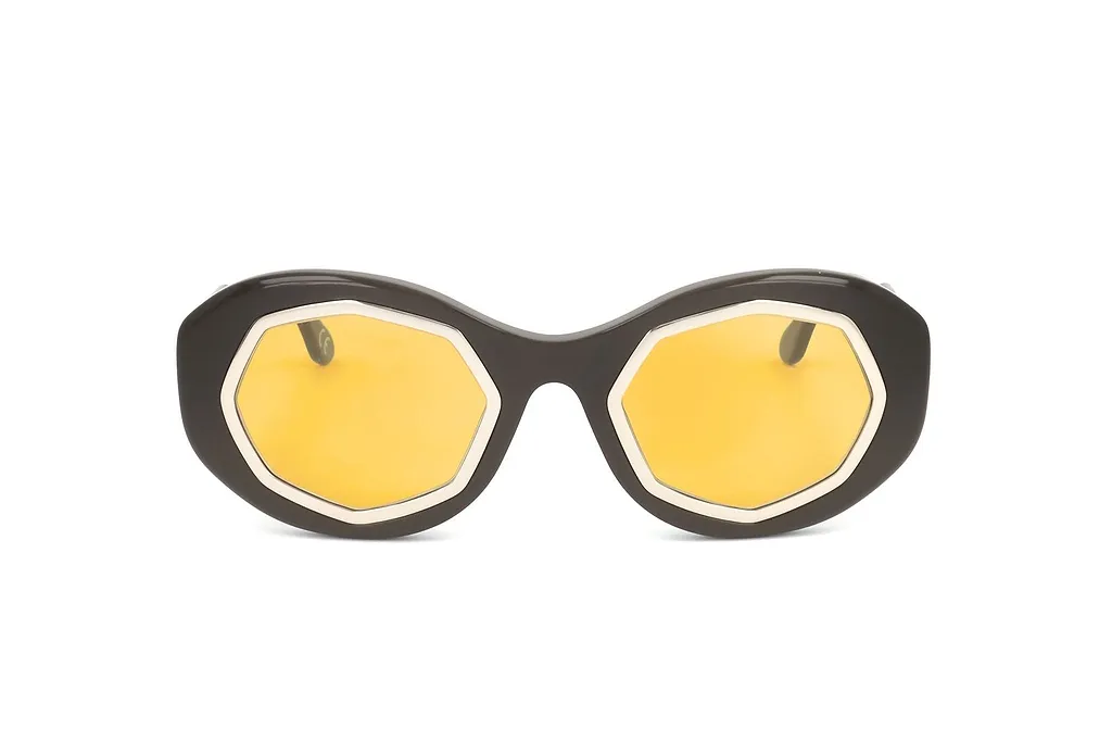 Marni Eyewear Mount Bromo Oval Sunglasses