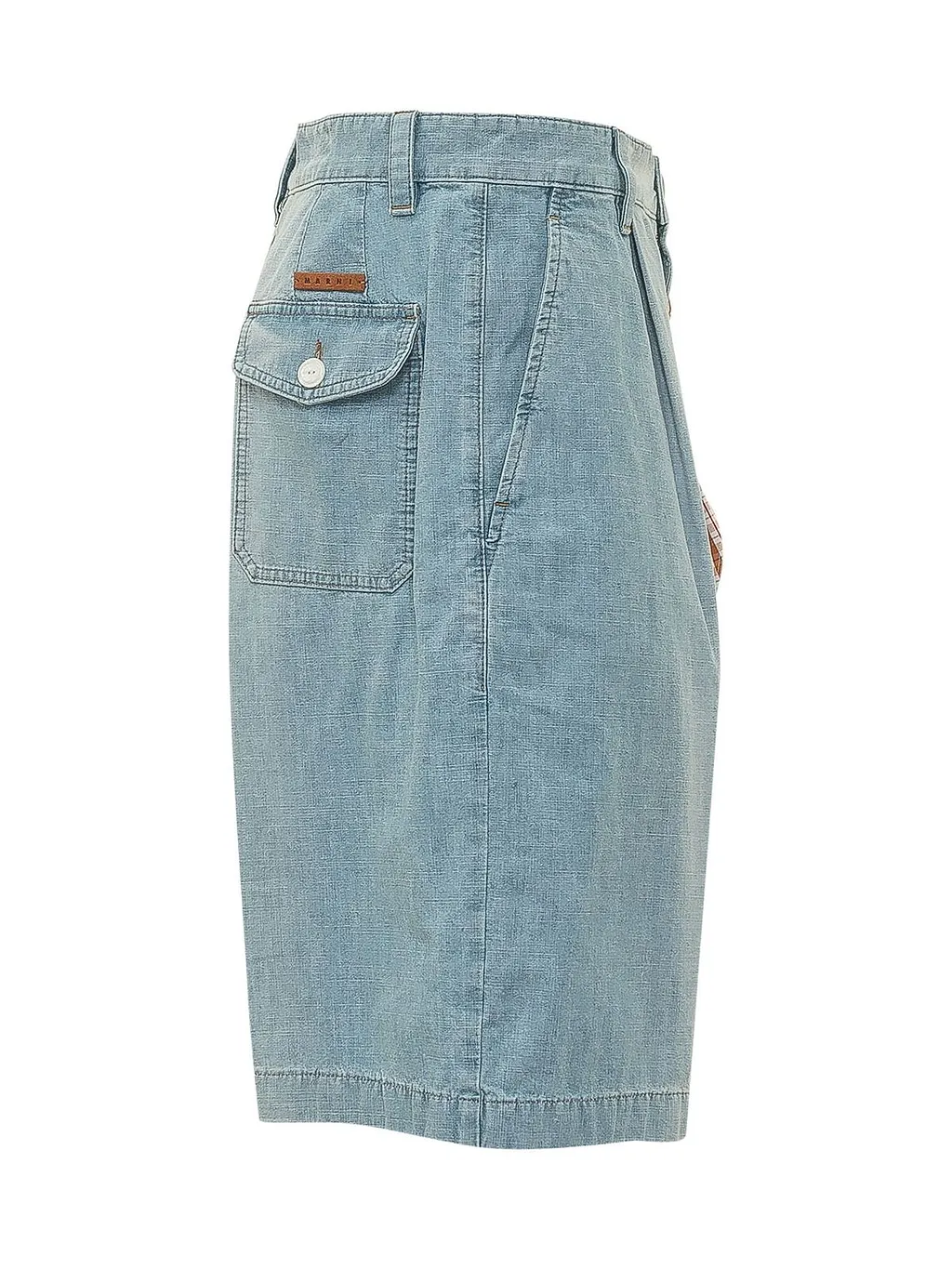 Marni Plaid-Tie Bermuda Shorts