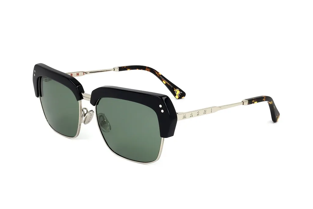 Marni Eyewear Three Gorges Rectangular Sunglasses