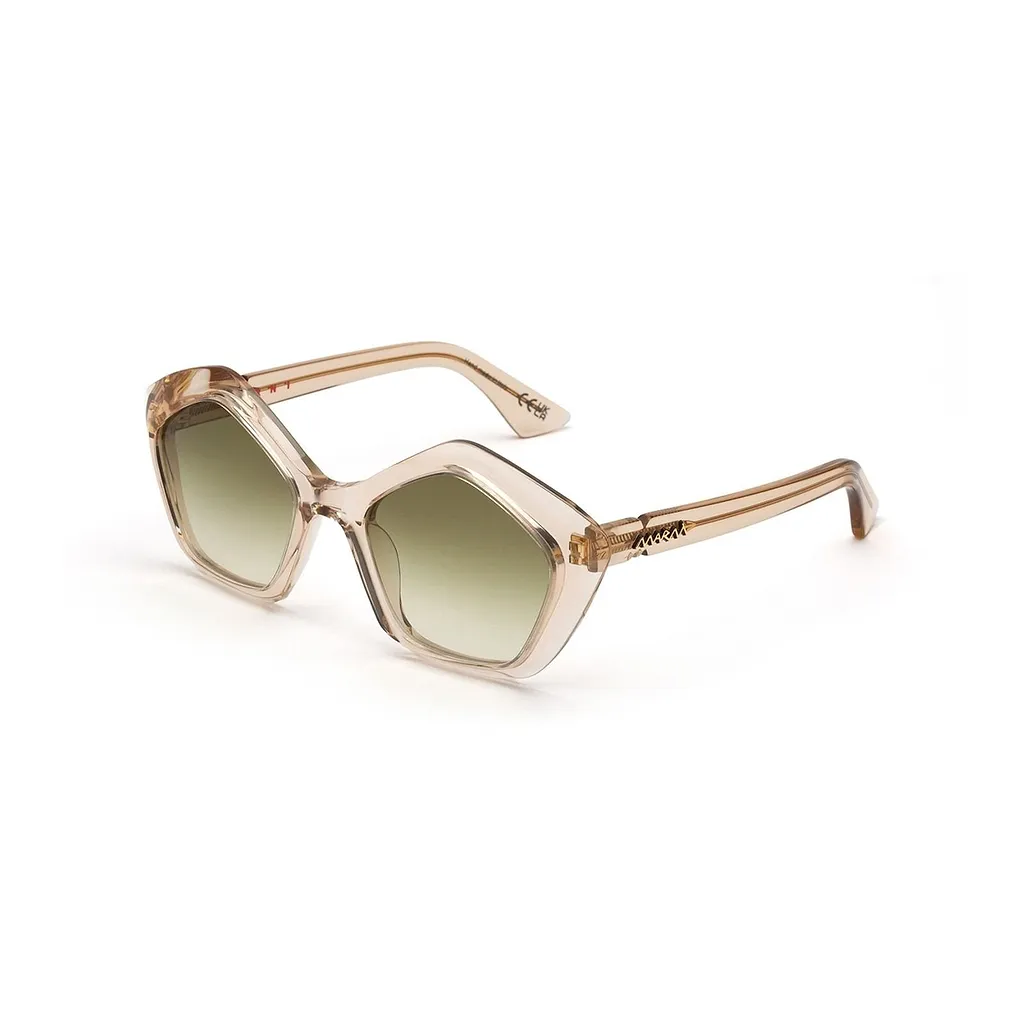 Eluvi Geometric-Frame Sunglasses