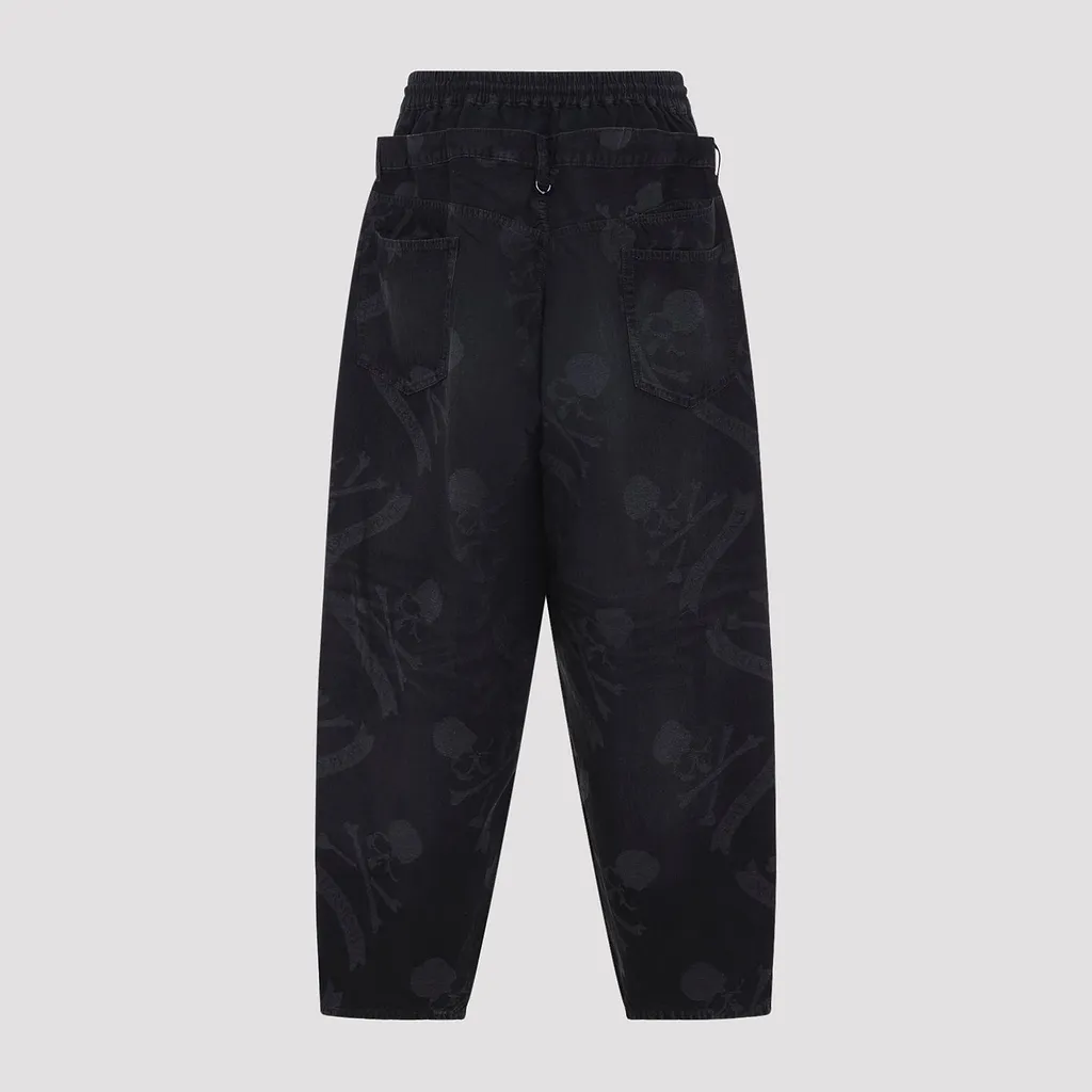 Mastermind World Aloha Wide-Leg Jeans