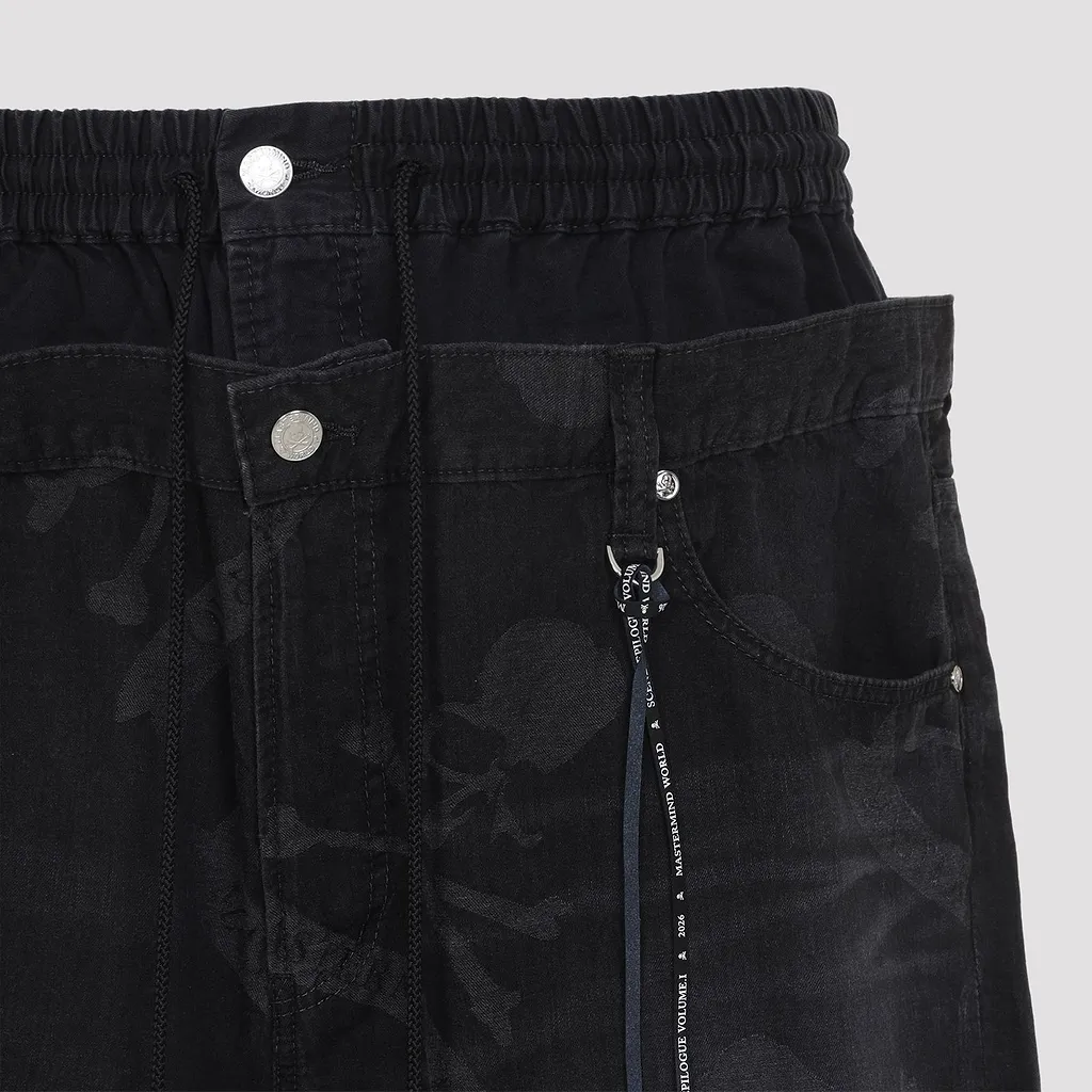 Mastermind World Aloha Wide-Leg Jeans