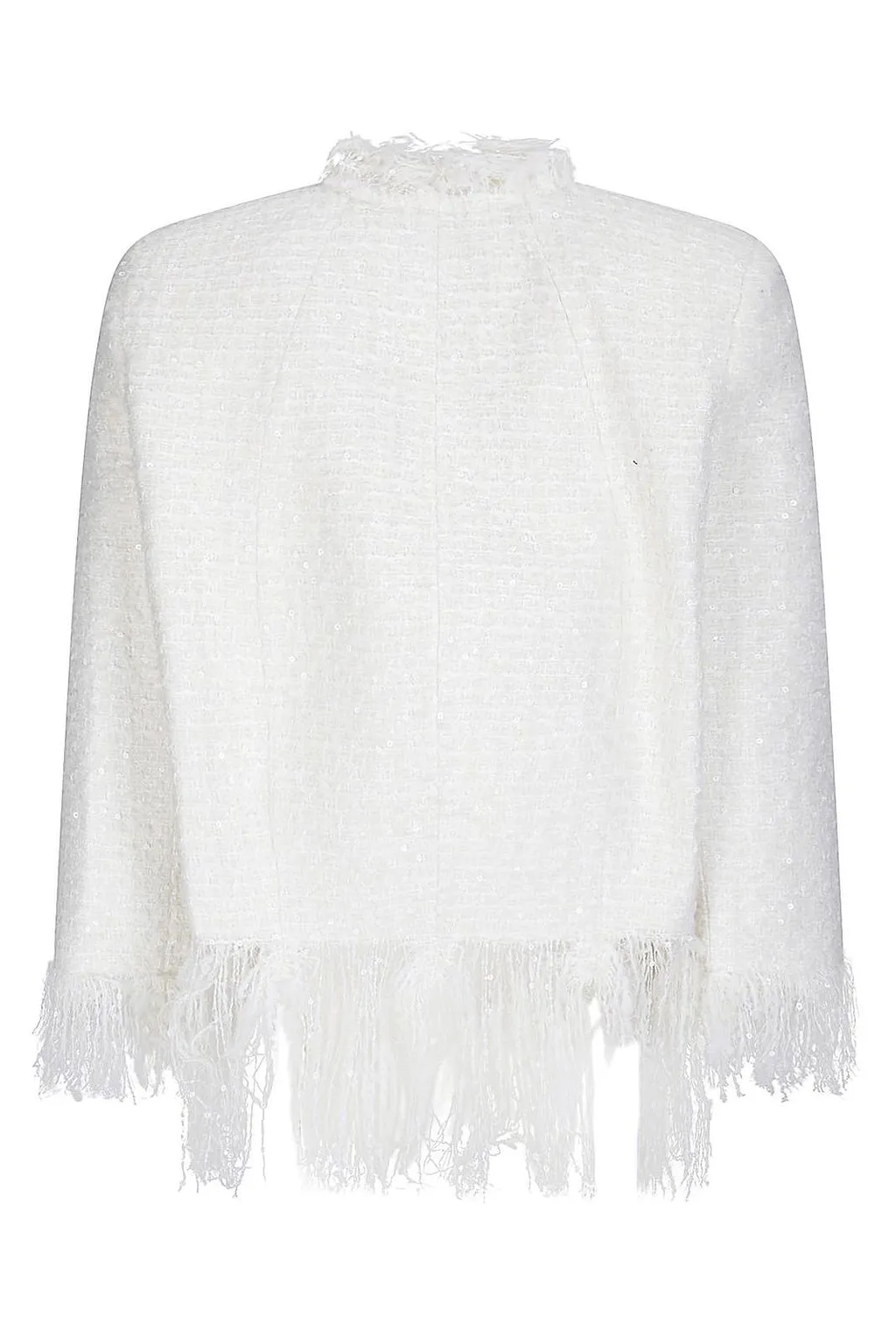 Mademoiselle Frayed Tweed Jacket