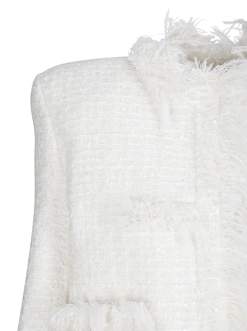 Mademoiselle Frayed Tweed Jacket