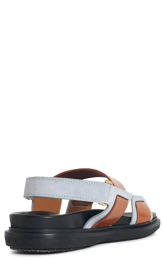 Marni Fussbett Double-Strap Sandals