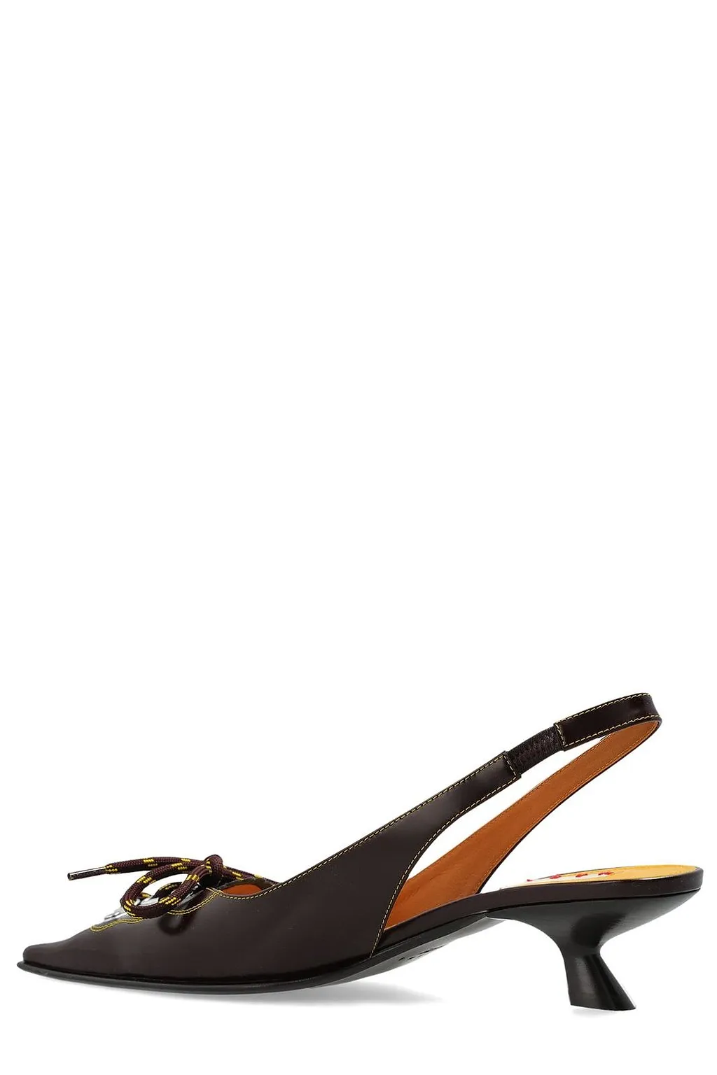Marni Slingback Chain Detail Pumps