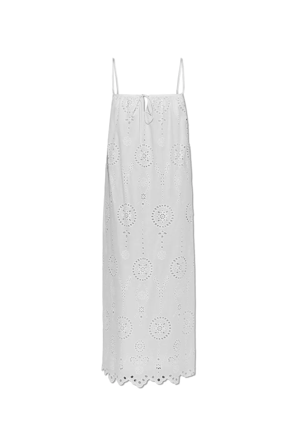 Broderie Camisole Midi Dress