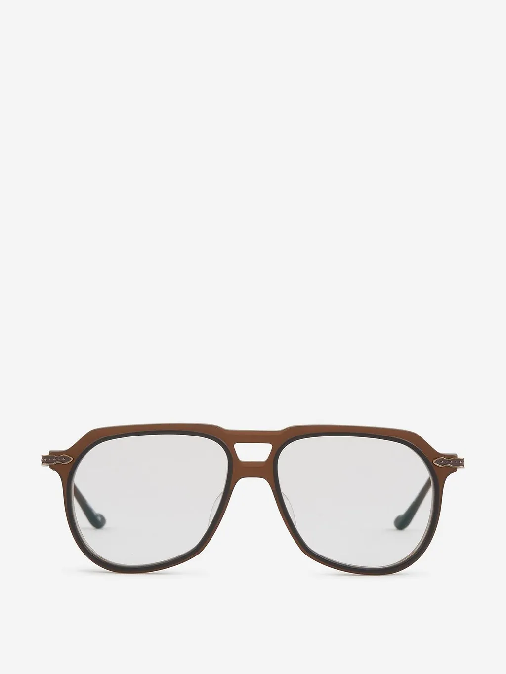 Matsuda Square Frame Browline Glasses
