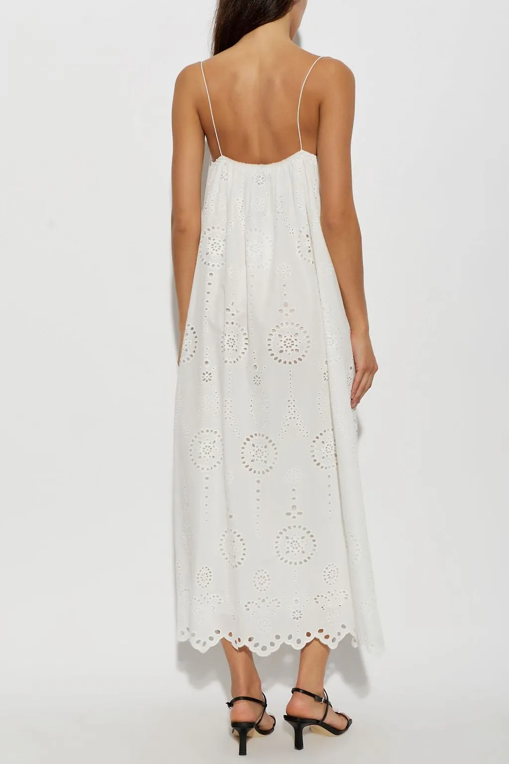 Broderie Camisole Midi Dress
