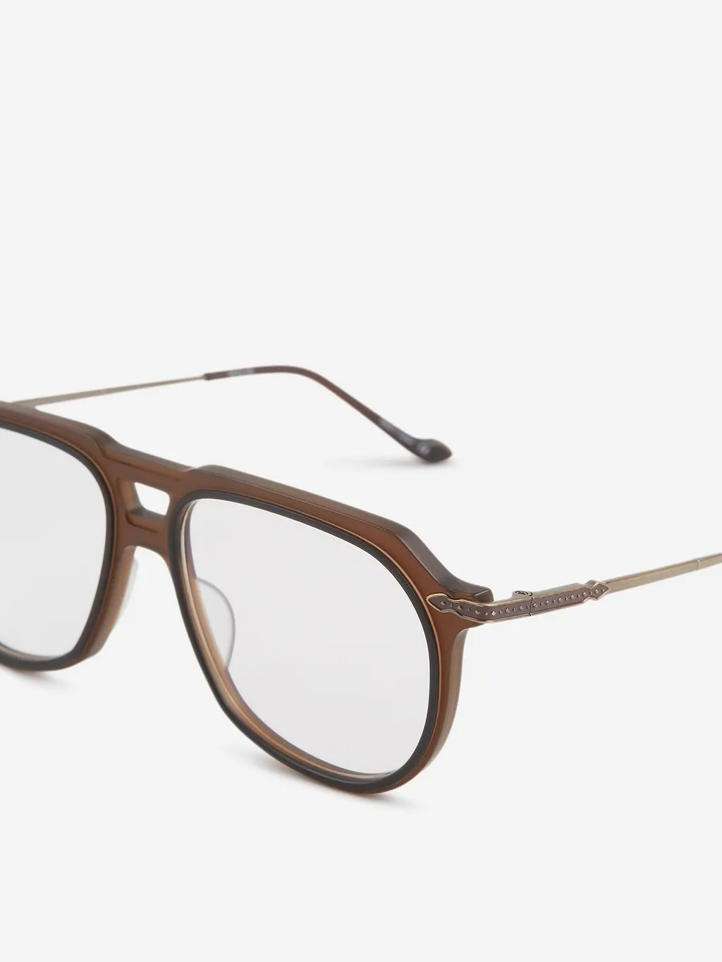 Matsuda Square Frame Browline Glasses
