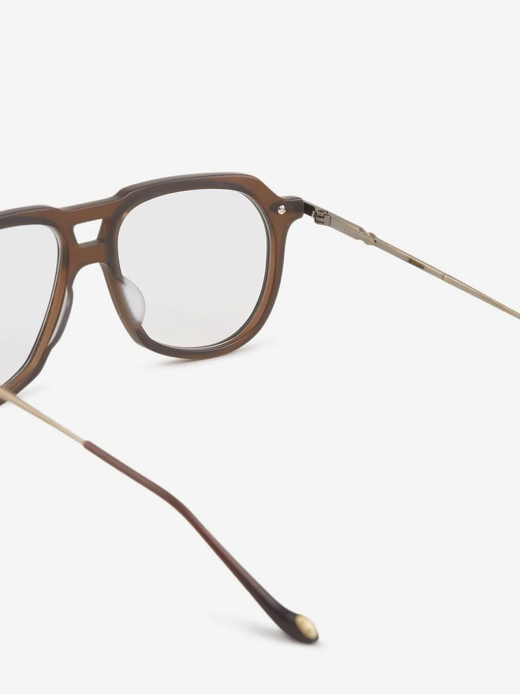 Matsuda Square Frame Browline Glasses