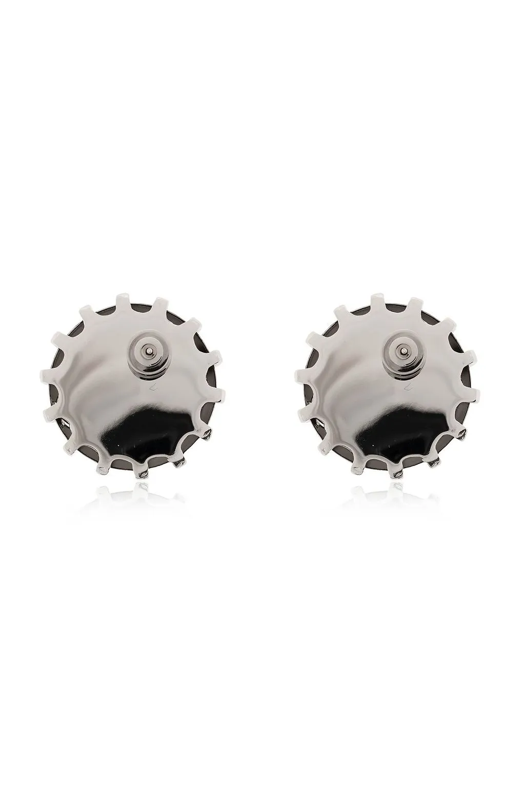 Marni Gear-Edge Stud Earrings