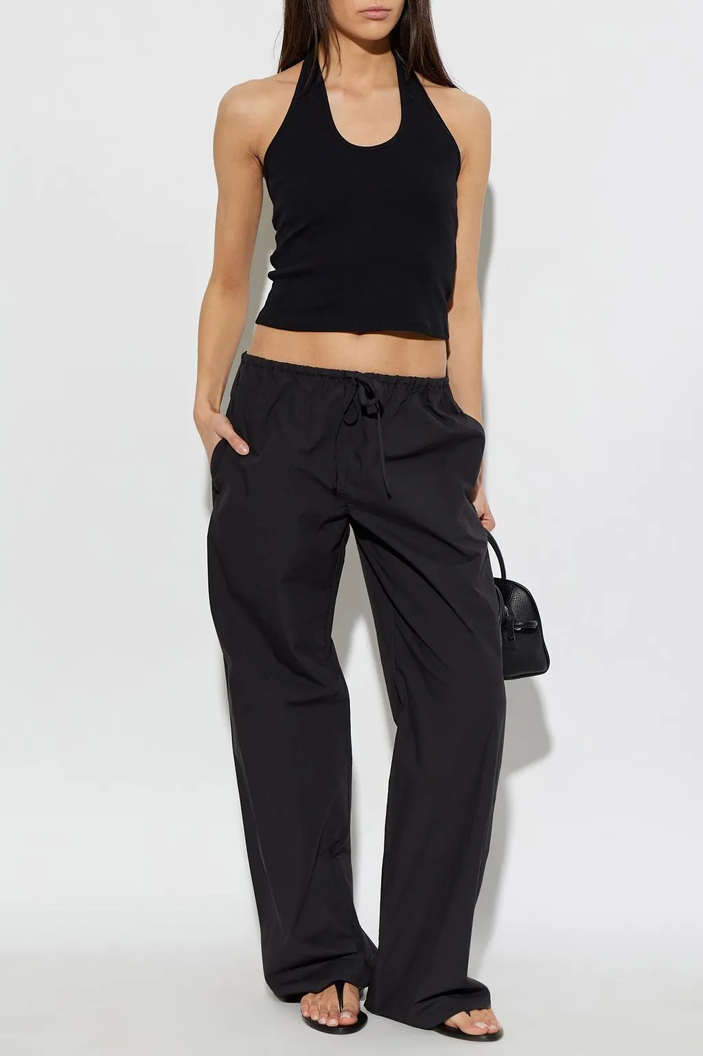 Matteau Drawstring Wide-Leg Pants