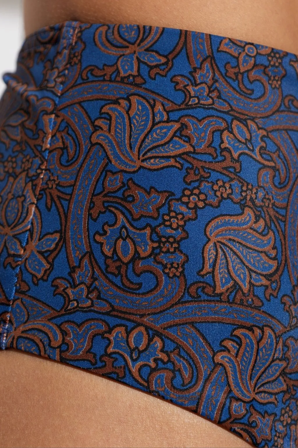 Matteau High-Waist Printed Bikini Briefs