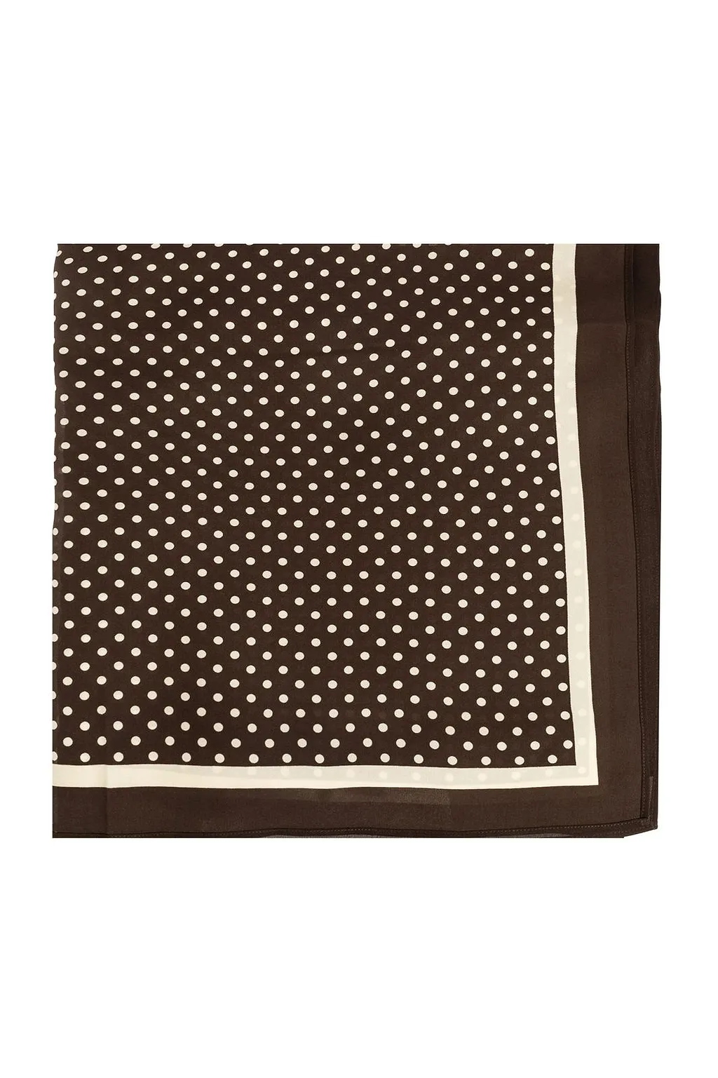 Polka-Dot Silk Scarf