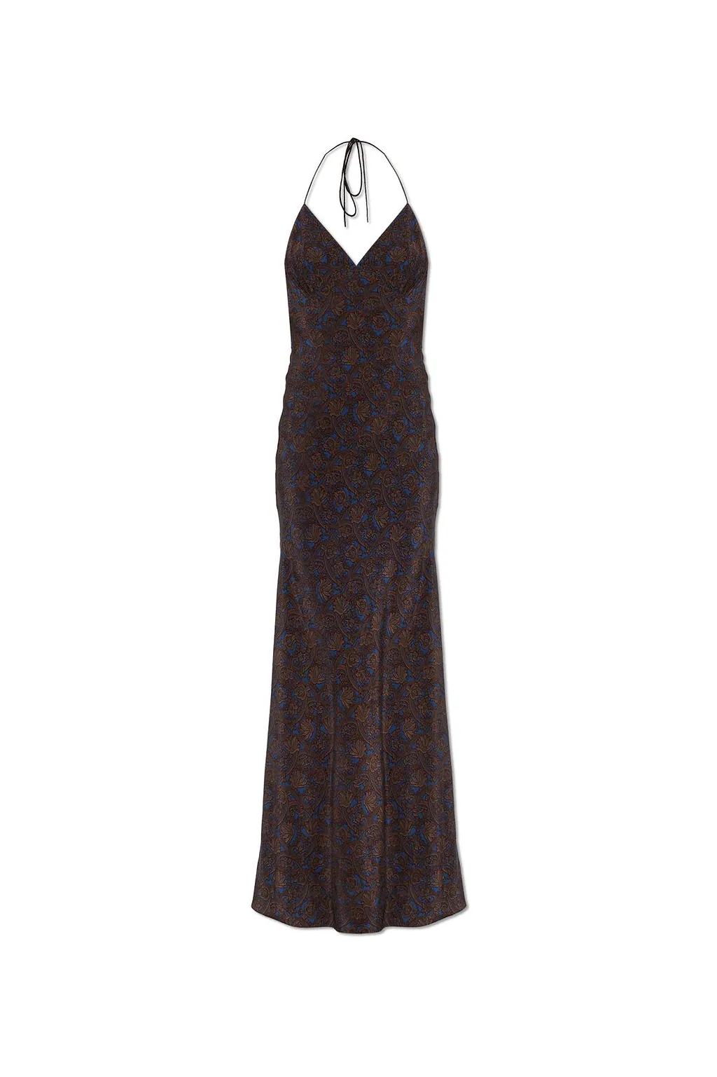 Matteau Low Back Halter Maxi Dress