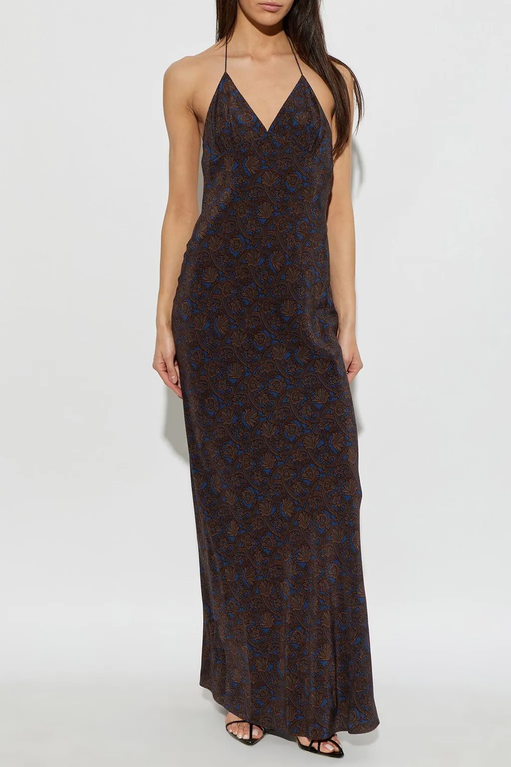 Matteau Low Back Halter Maxi Dress