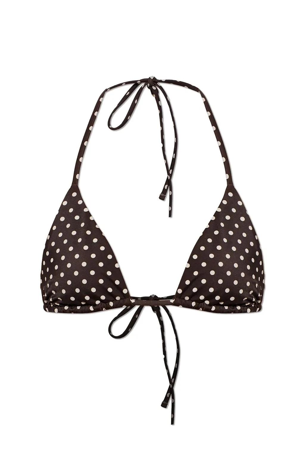 Matteau Polka Dot Triangle Bikini Top