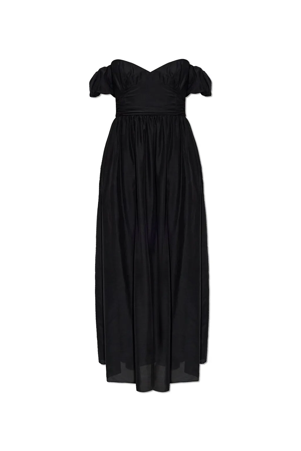 Matteau Off-Shoulder Puff-Sleeve Dress