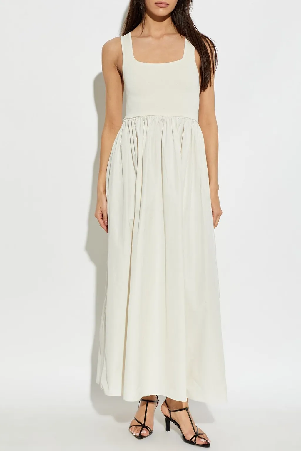 Matteau Sleeveless Square-Neck Dress
