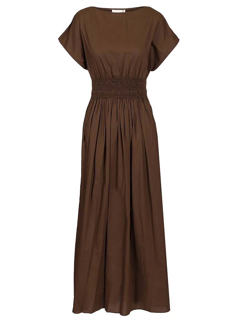 Matteau Shirred Waist Midi Dress
