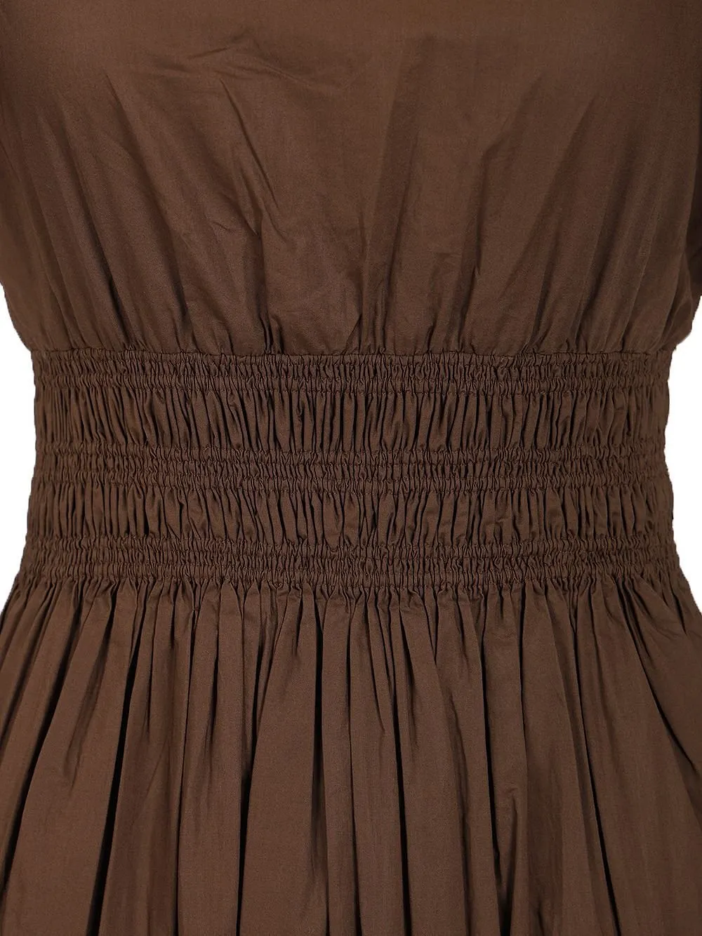 Matteau Shirred Waist Midi Dress