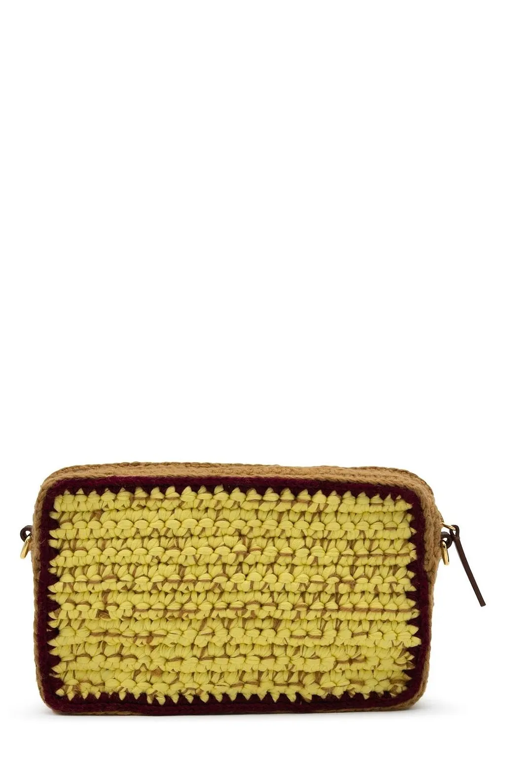 Marni Textured Woven Designed Shoulder Bag